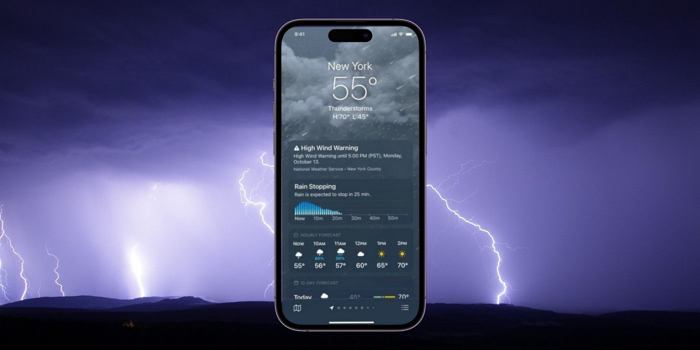 Las mejores aplicaciones meteorológicas para iPhone (para antiguos usuarios de Dark Sky)