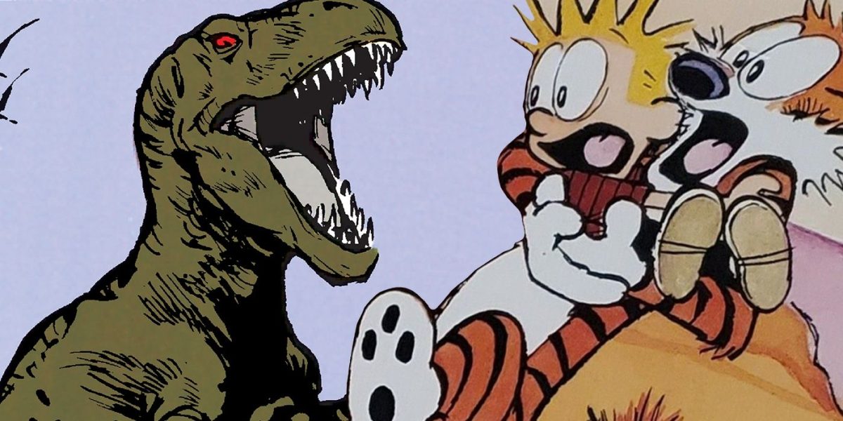 Los 10 cómics más surrealistas de Calvin y Hobbes sobre dinosaurios