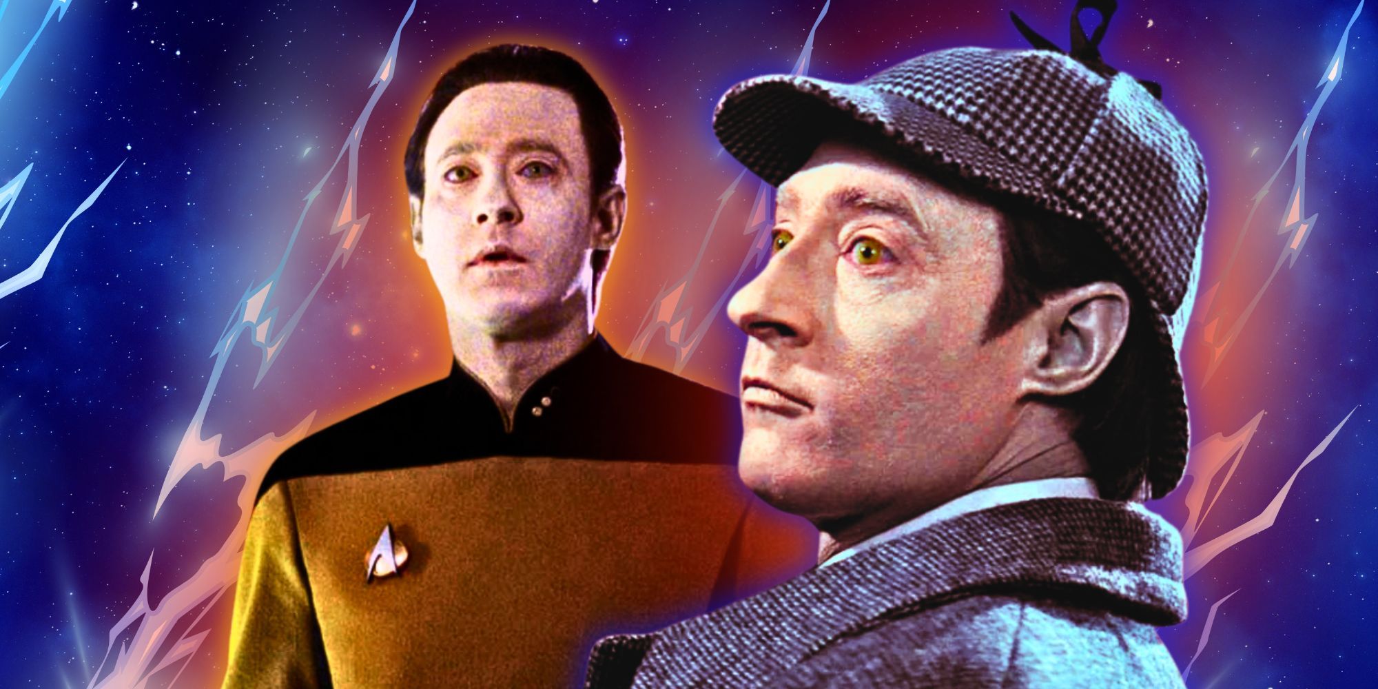 Los datos nunca son más humanos en Star Trek: TNG que cuando es Sherlock Holmes