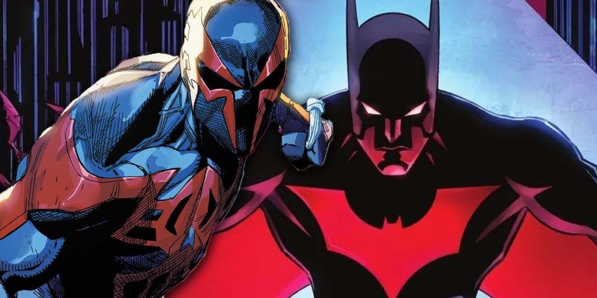 Los futuros héroes de Marvel y DC se encuentran en Epic Spider-Man 2099 y Batman Beyond Art