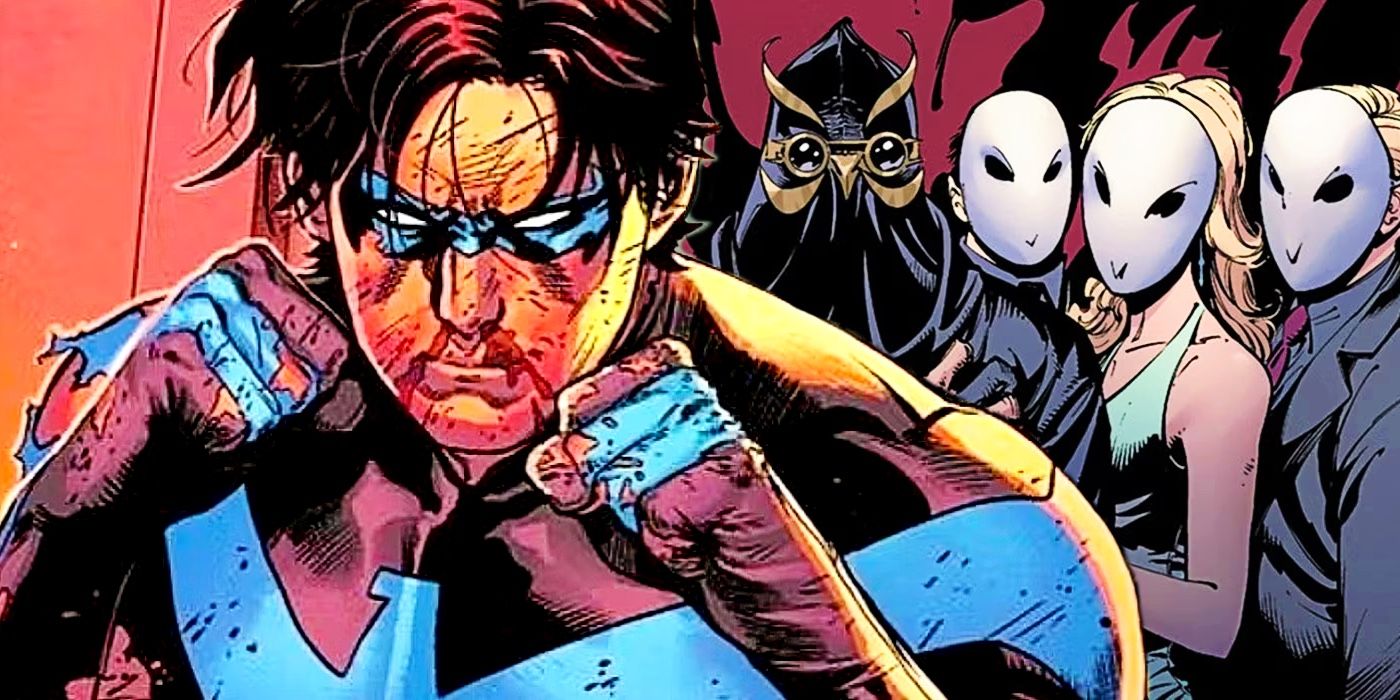 Nightwing se une a la Corte de los Búhos en un cosplay que muestra el Dark Multiverse de DC