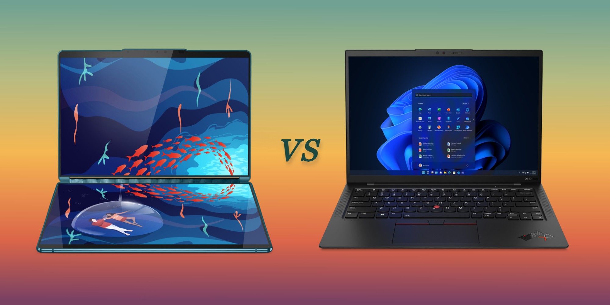 Pantalla dual vs.  Computadoras portátiles tradicionales: ¿necesita un teclado físico?