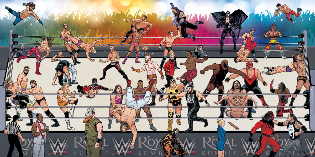 Revisando los carteles icónicos estilo cómic de Royal Rumbles de 1991 y 1992