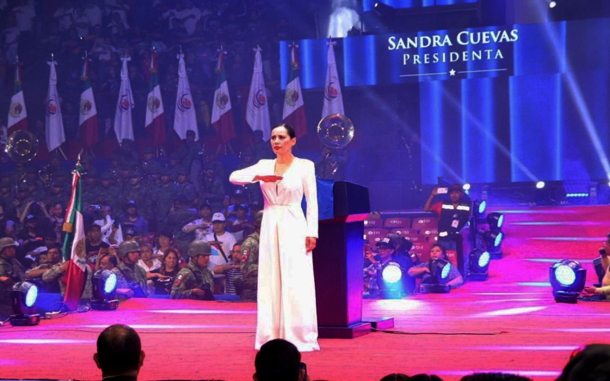 Sandra Cuevas presenta ONG que busca convertirse en partido político en 2025