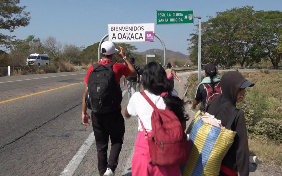 Se desintegra caravana ‘Éxodo de la pobreza’ en Oaxaca