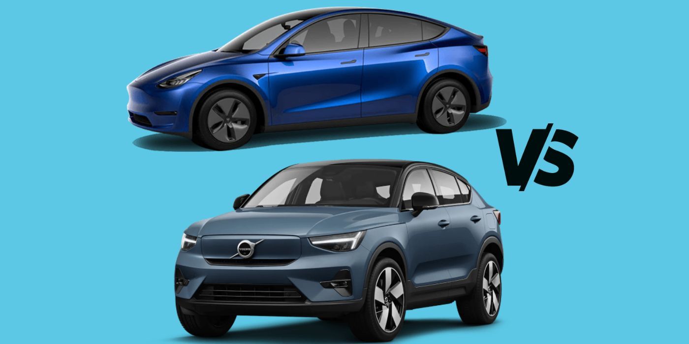 Tesla Modelo Y vs.  Recarga del Volvo C40: comparación de los crossovers eléctricos