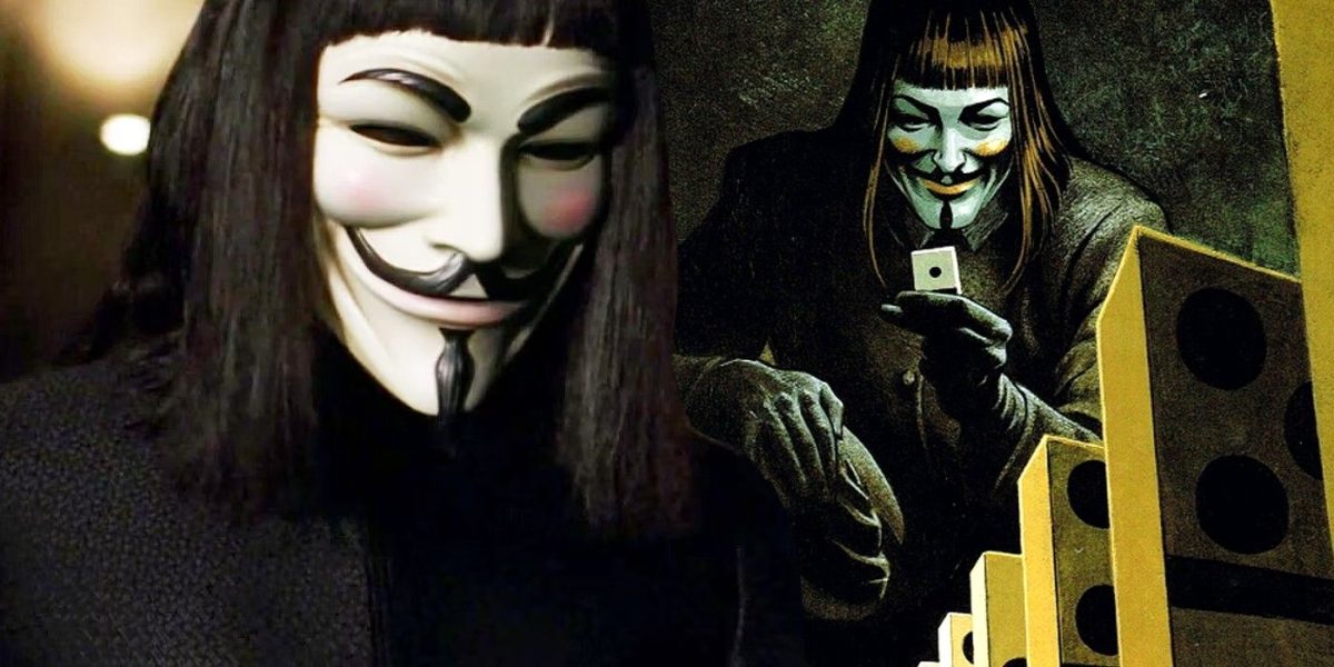 V for Vendetta obtiene un rediseño Cyberpunk en un Fanart asombroso