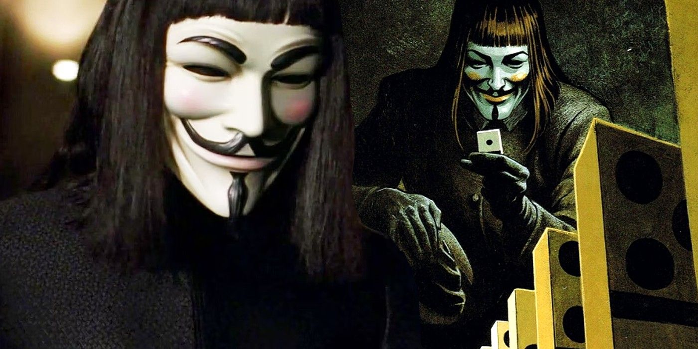 V for Vendetta obtiene un rediseño Cyberpunk en un Fanart asombroso