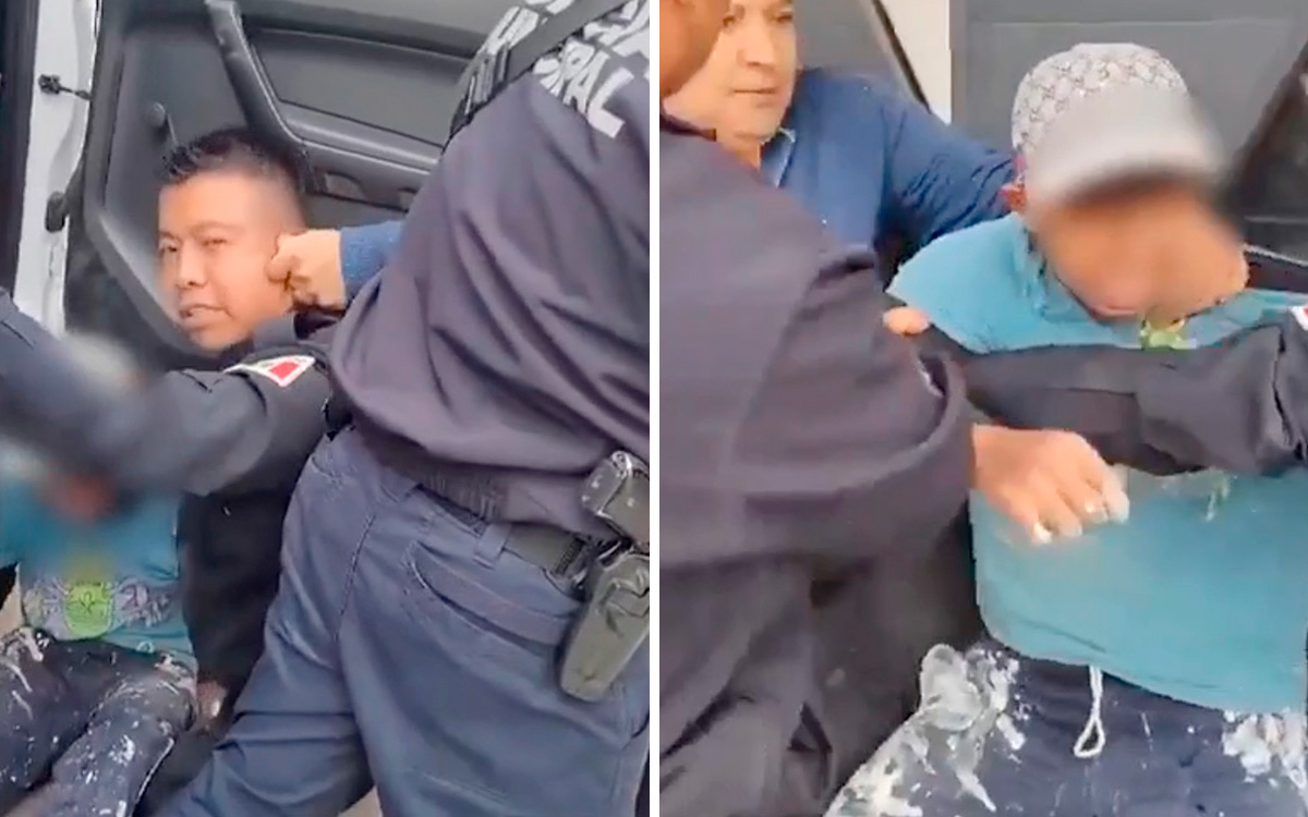 Video | A ‘jalones de oreja’, vecina de Naucalpan impide que policías levanten a menor