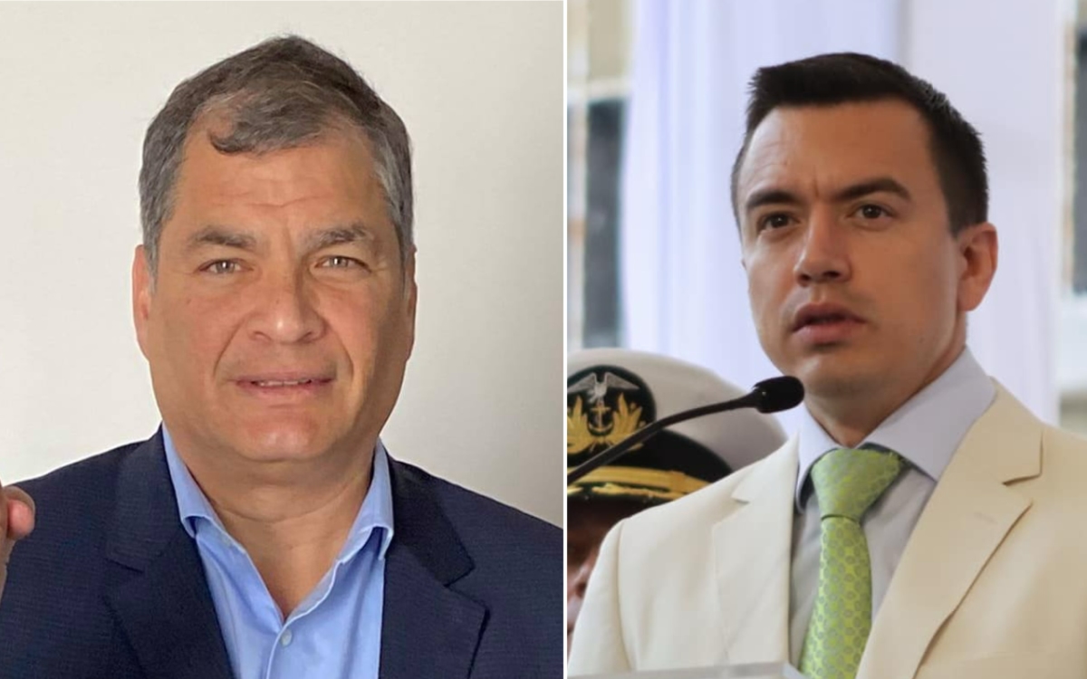 Videos | Rafael Correa a Daniel Noboa: ‘No ceda; tenga nuestro irrestricto respaldo’