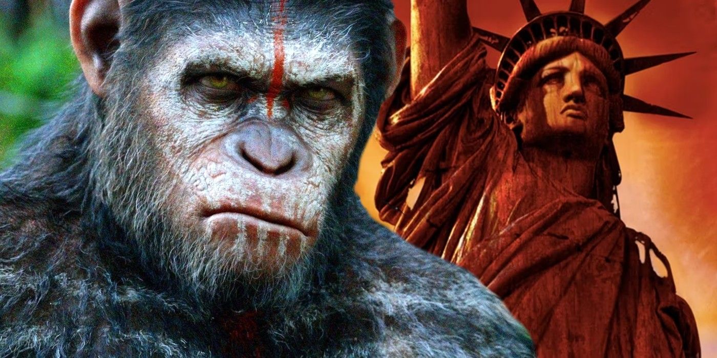 “YEETUM”: El planeta de los simios confirma que otro hito importante sobrevivió al Apocalipsis (junto a la Estatua de la Libertad)