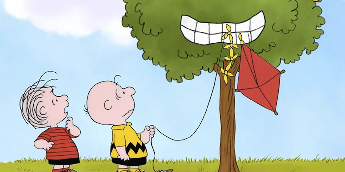 Los 10 cómics de Peanuts más divertidos en los que Charlie Brown se enfrenta al árbol come cometas