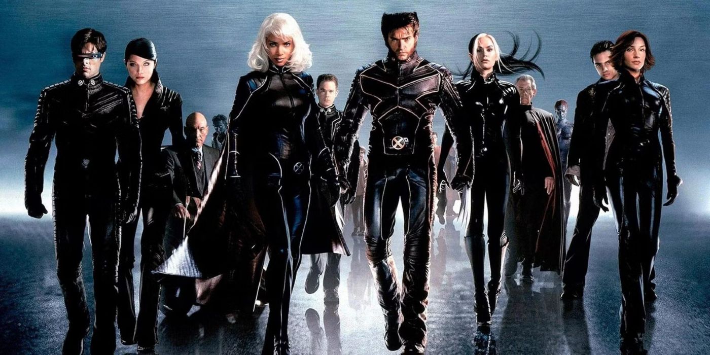 A promo photo from X2 shows the X-Men and their villains in the classic black uniforms from X-Men (2000)