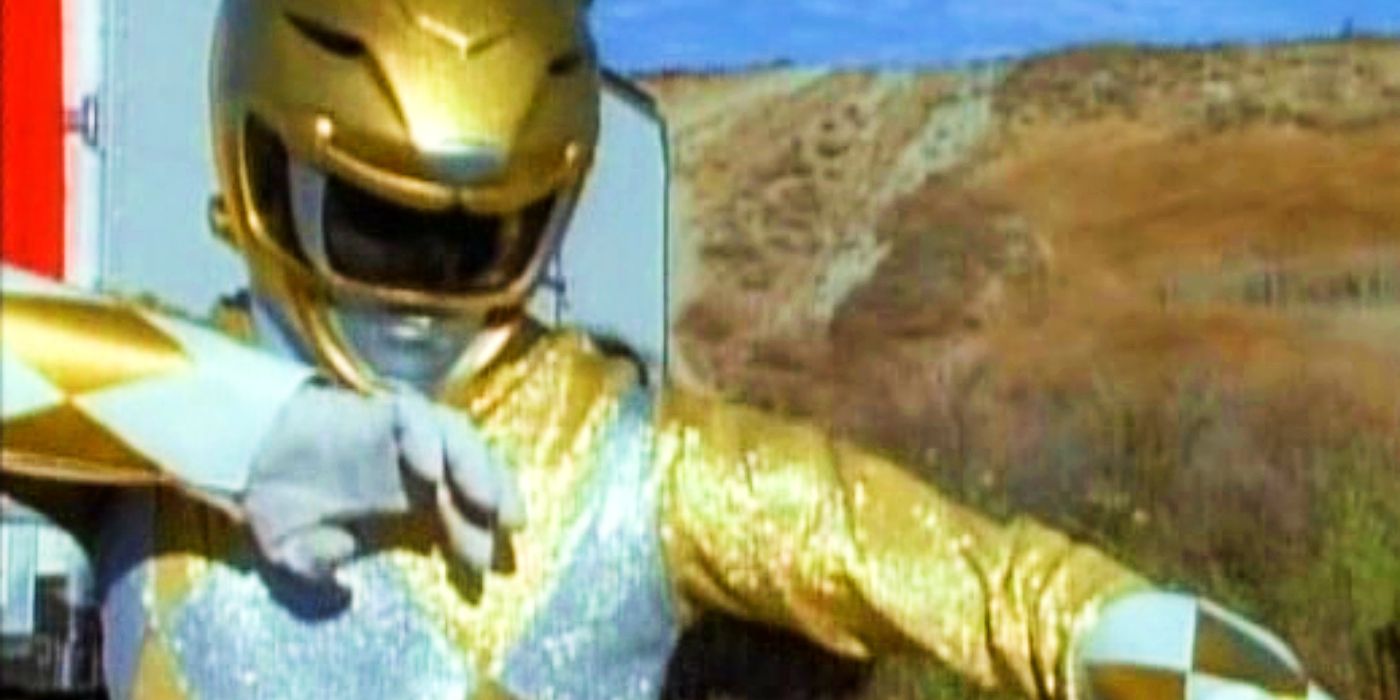 La Ranger Amarilla de Mighty Morphin Power Rangers muestra su traje metálico