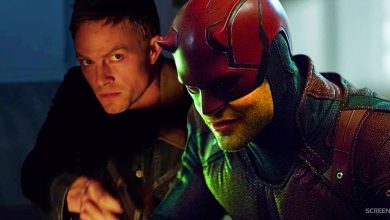 Primer vistazo a los nuevos trajes de Daredevil y Bullseye revelados mientras pelean en Daredevil: Born Again Fotos y videos del set