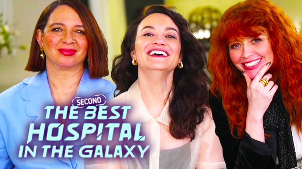 Maya Rudolph, Natasha Lyonne y Cirocco Dunlap sobre el segundo mejor hospital en la combinación de géneros de la galaxia