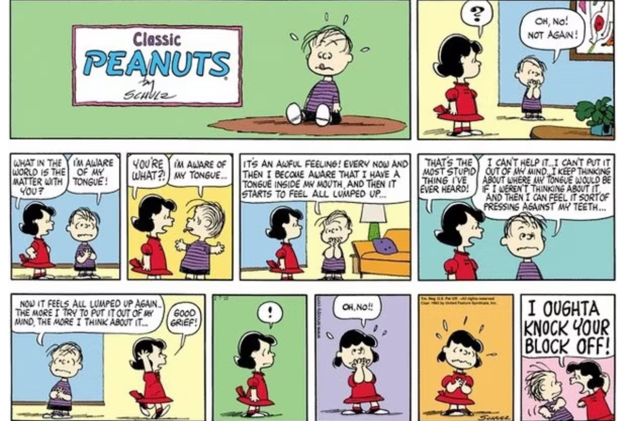 Linus y Lucy Peanuts
