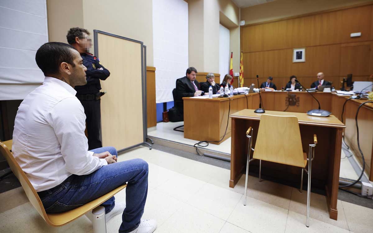 Audiencia cita a Dani Alves el 22 de febrero para comunicarle sentencia del juicio por agresión sexual