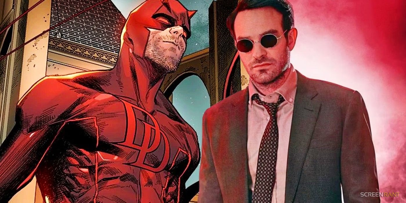 Charlie Cox se pone un traje clásico de Daredevil en un arte conceptual realista para fanáticos de MCU