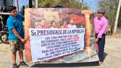 Constructores exigen a AMLO pago por reconstrucción de escuelas en Oaxaca