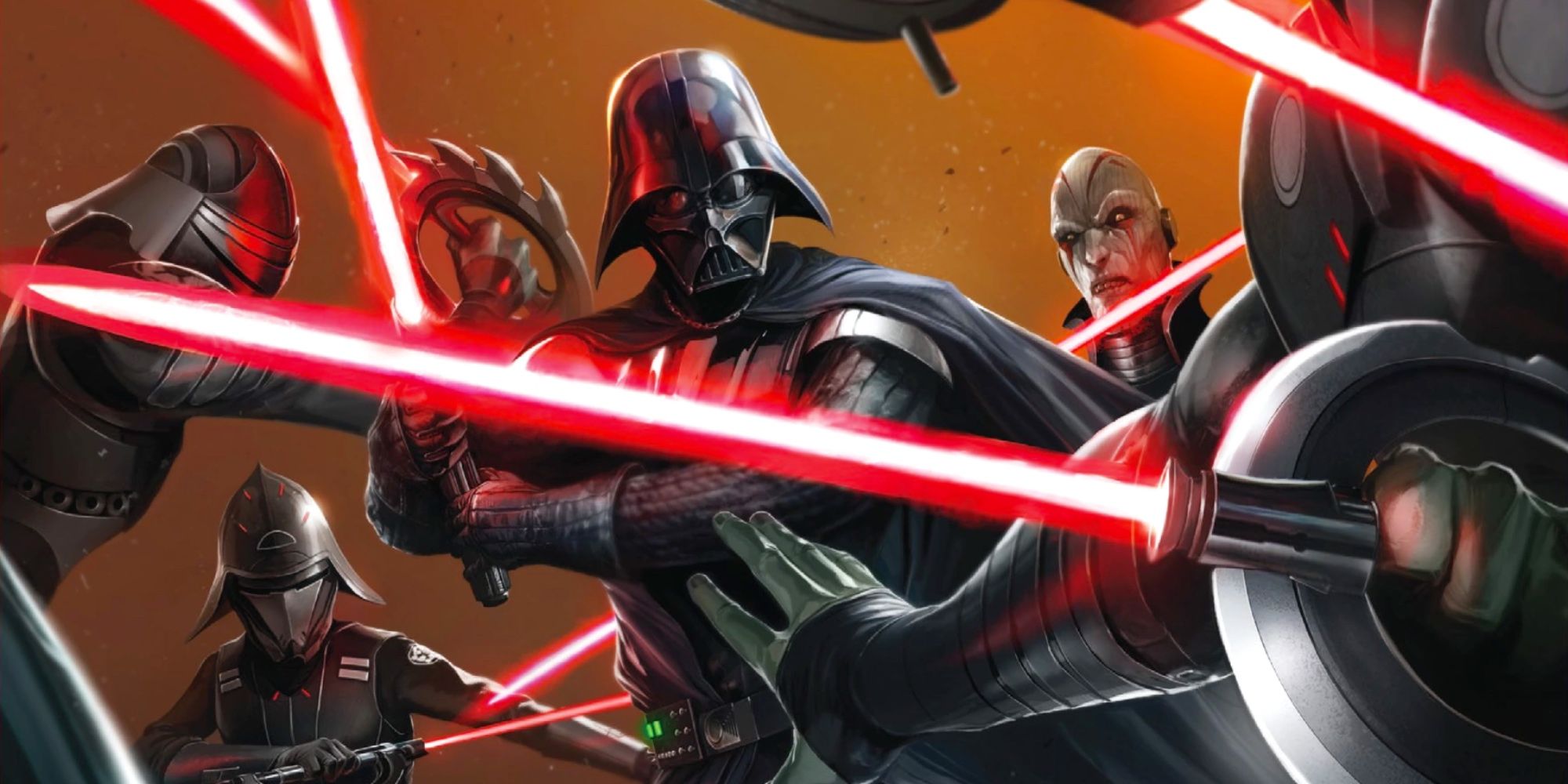 Darth Vader y los Inquisidores se unen en un impresionante cosplay de Star Wars