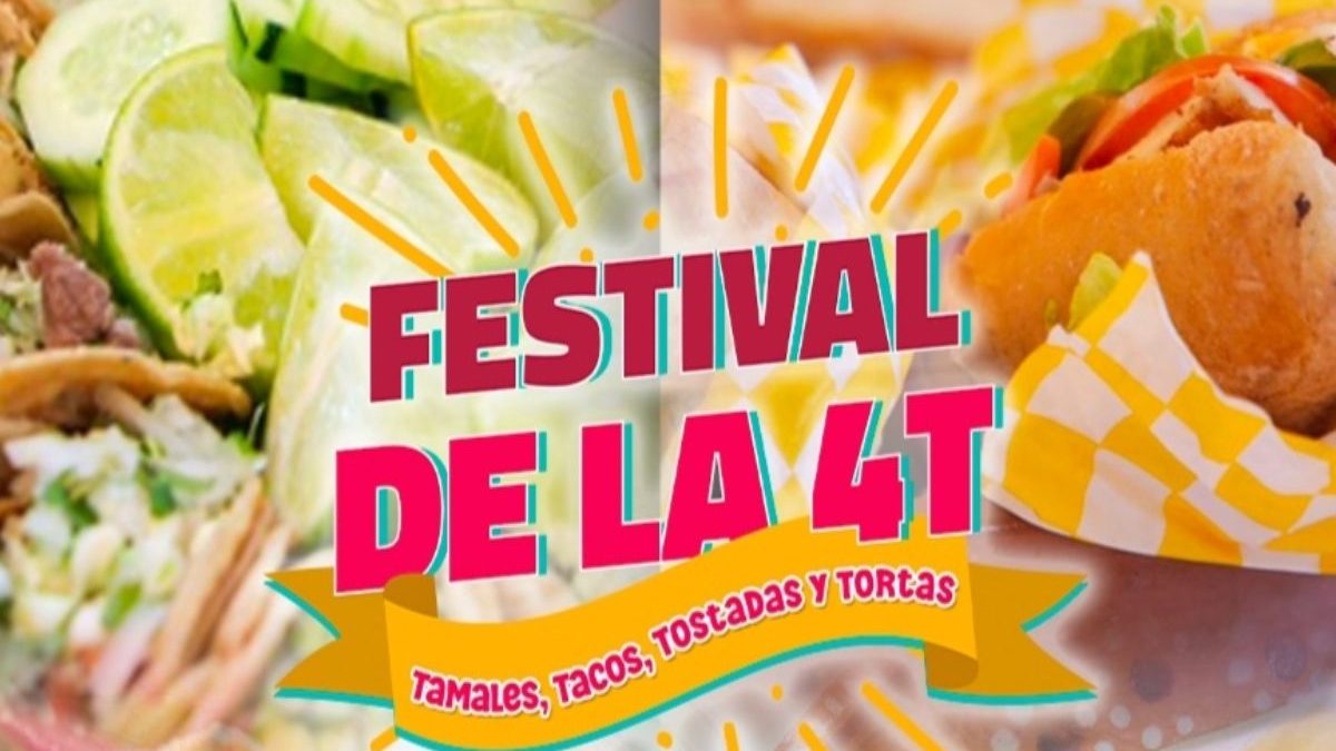 Geraldine Ponce organiza Festival de la '4T' (tamales, tacos, tostadas y tortas)