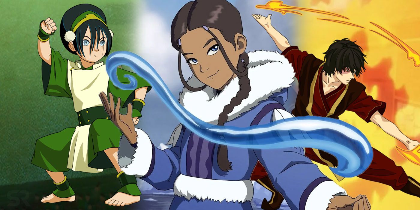 Los 4 tipos de flexión en Avatar: The Last Airbender