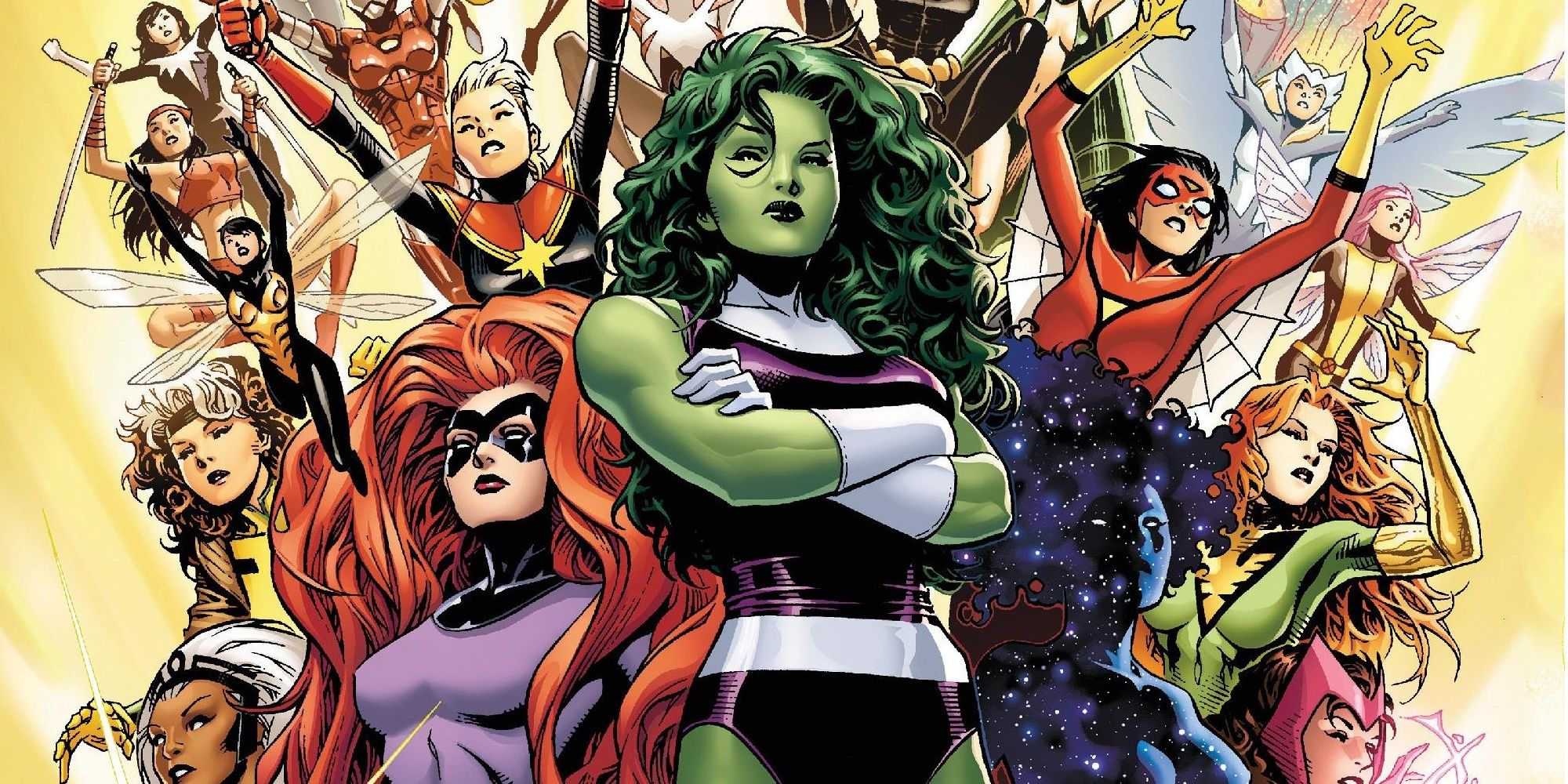 Marvel demuestra que el MCU necesita fuerza en un arte asombroso para el Mes de la Historia de la Mujer