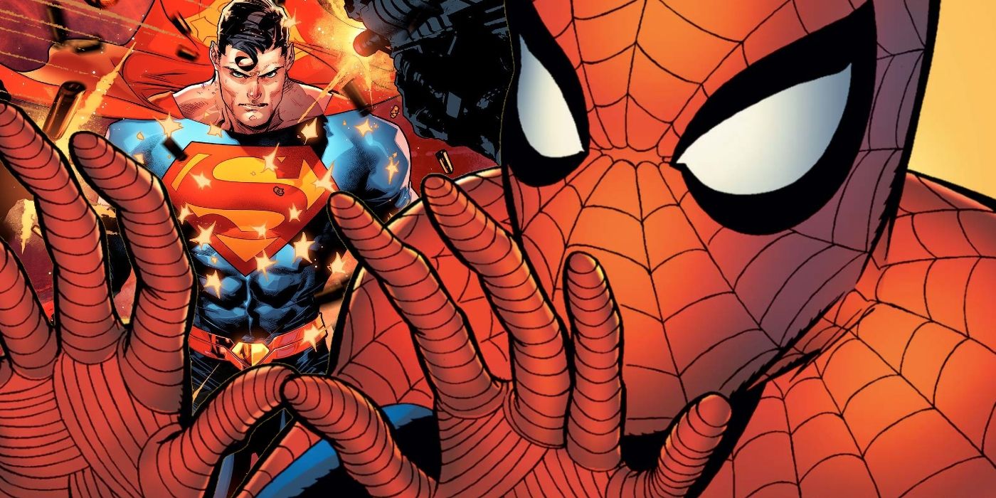 Más rápido que una bala… Casi: un momento demuestra la diferencia entre Spider-Man y Superman