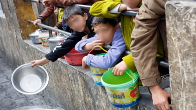 Pan para pájaros y un dátil envuelto en una gasa: lo que comen los niños en Gaza