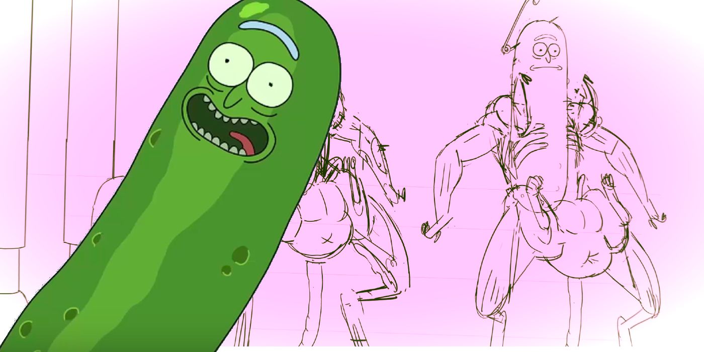 Rick y Morty: la evolución del traje Pickle Rick Rat (incluido el horrible diseño no utilizado)