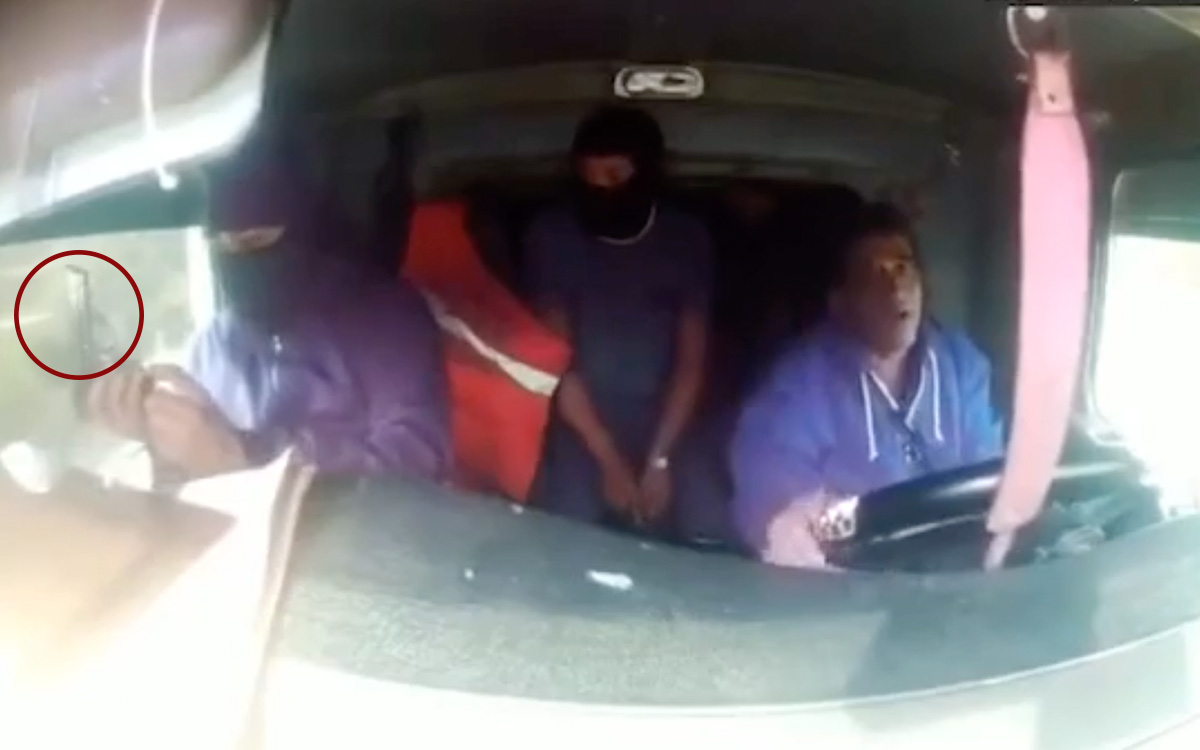 'Te voy a matar aquí'; Así fue el intento de asalto a tráiler de medicamentos en autopista Arco Norte | Video