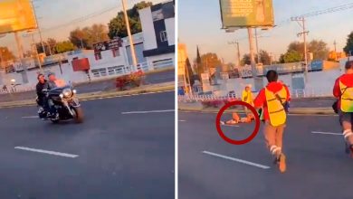 Video | Motociclista atropella a corredor en el Medio Maratón de Guadalajara