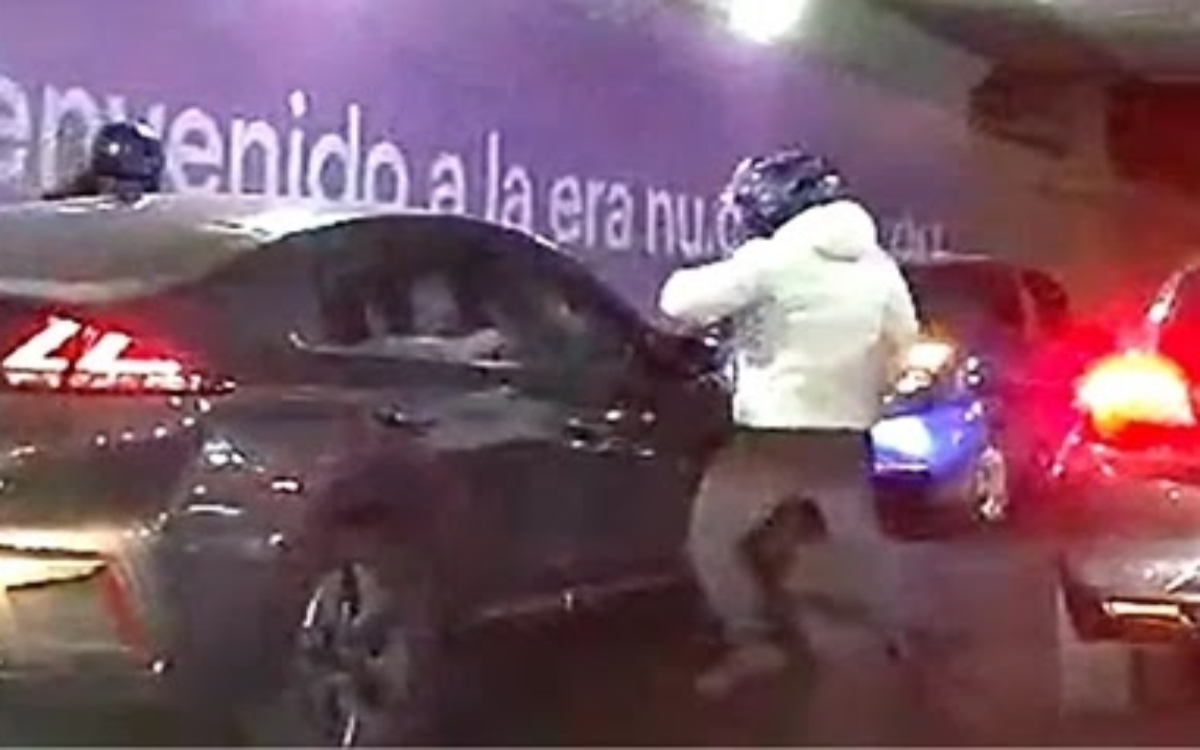 Video | SSC busca a asaltantes por operativo para robo en el Viaducto Miguel Alemán