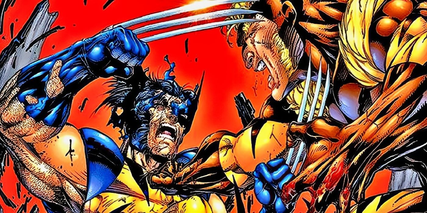 Wolverine contra Dientes de Sable.