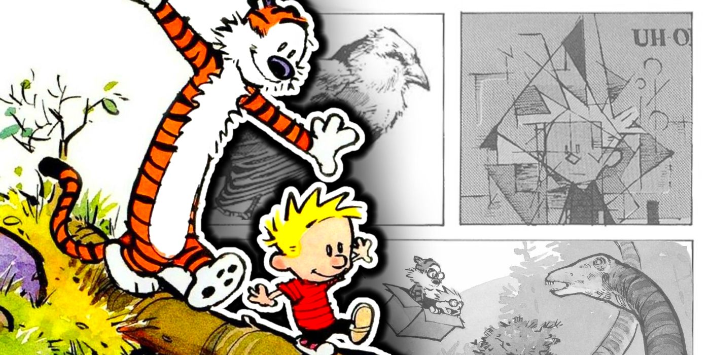 10 cómics de Calvin y Hobbes que muestran el increíble talento artístico de Bill Watterson
