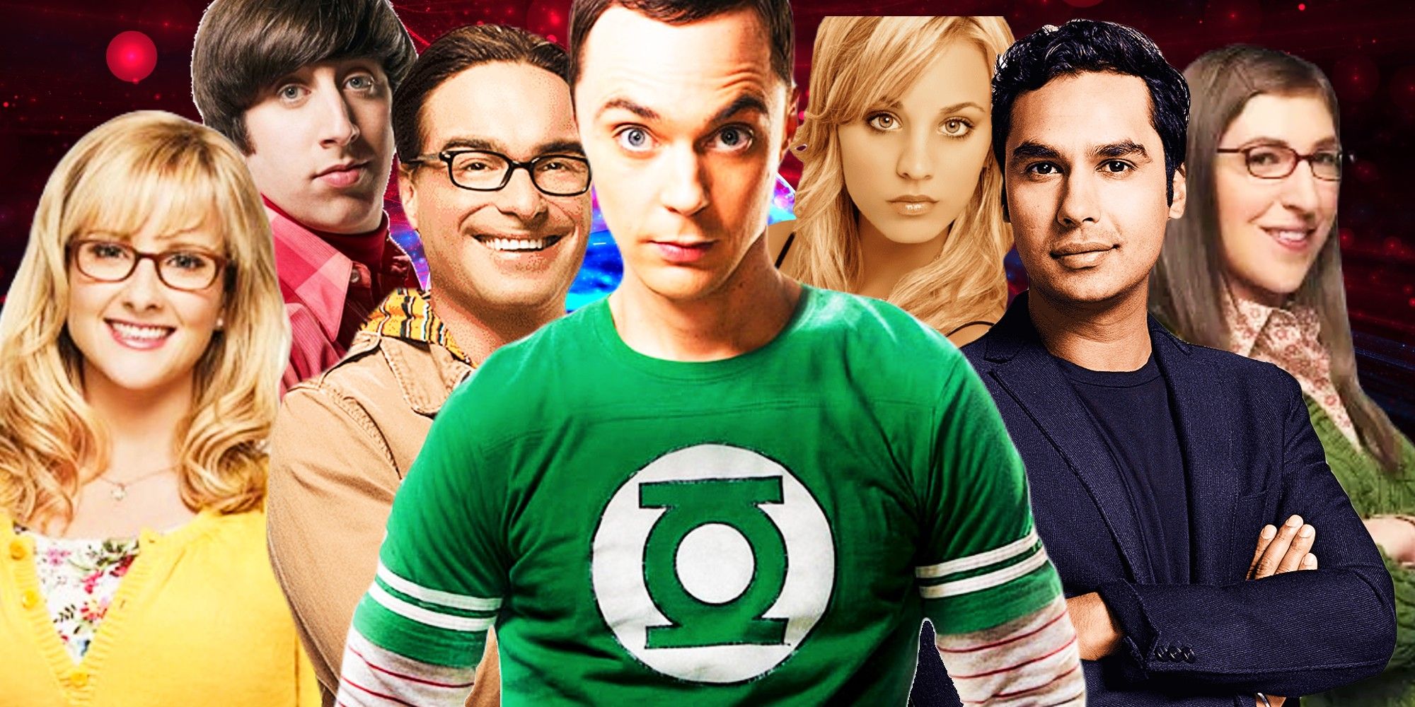 ¿Qué edad tiene cada personaje principal de The Big Bang Theory (principio, final y durante el joven Sheldon)?