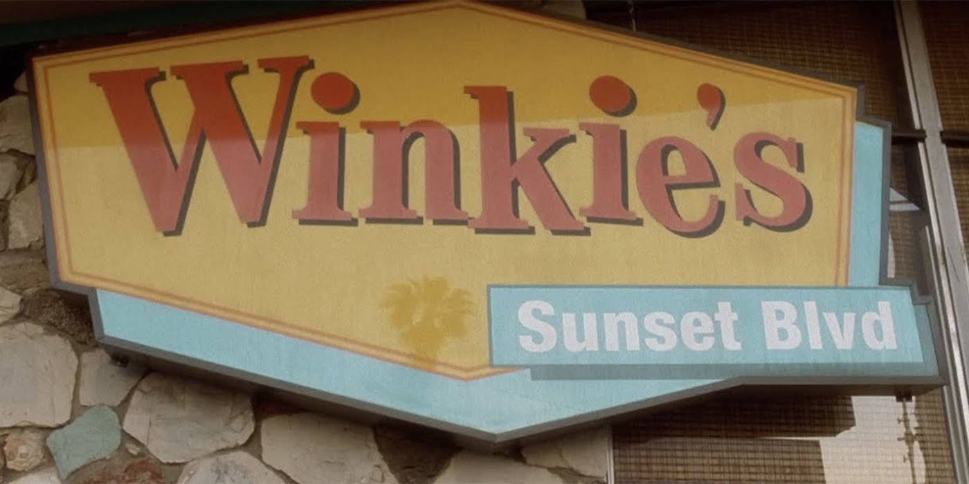 Cartel de Winkie's Diner desde Mulholland Drive