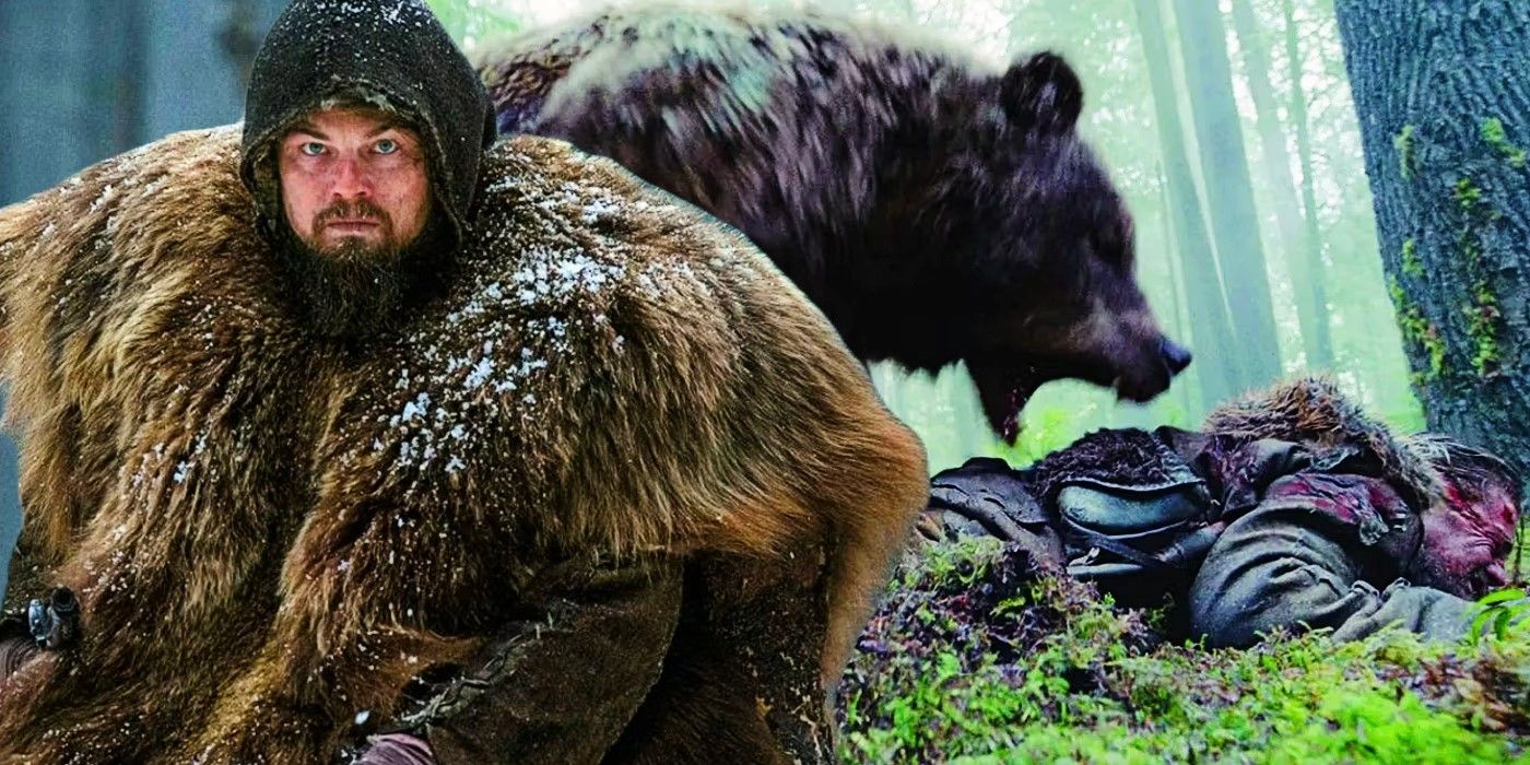 La escena del cadáver del oso renacido era muy real para Leonardo DiCaprio