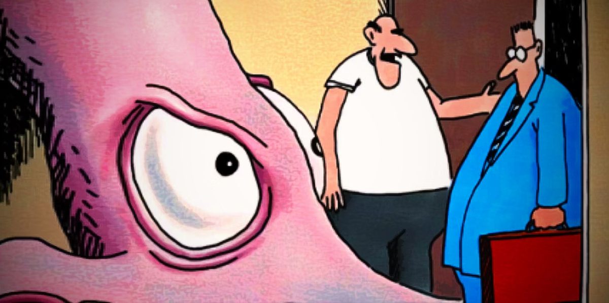 Los 10 cómics más divertidos de Far Side sobre calamares gigantes