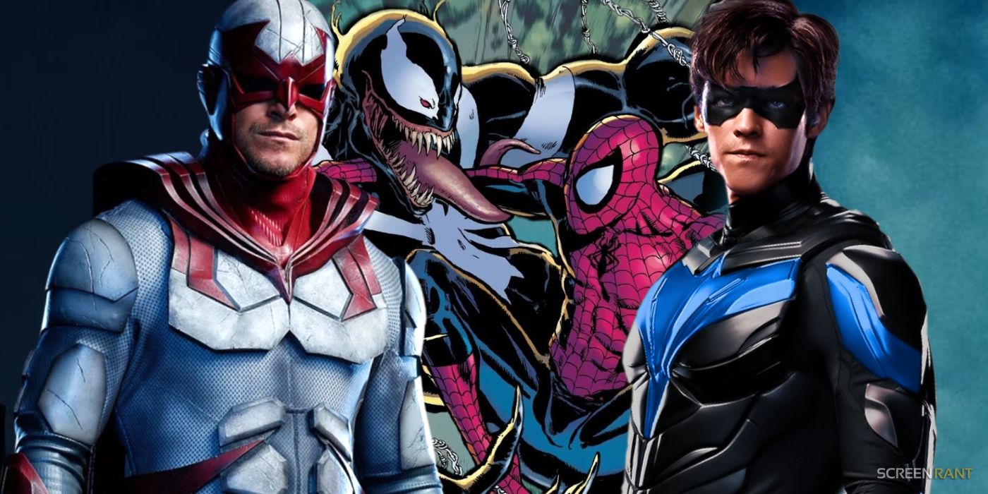 Alan Ritchson y Brenton Thwaites de Titans se convierten en el Venom y Spider-Man perfectos en un fan art de intercambio de franquicias