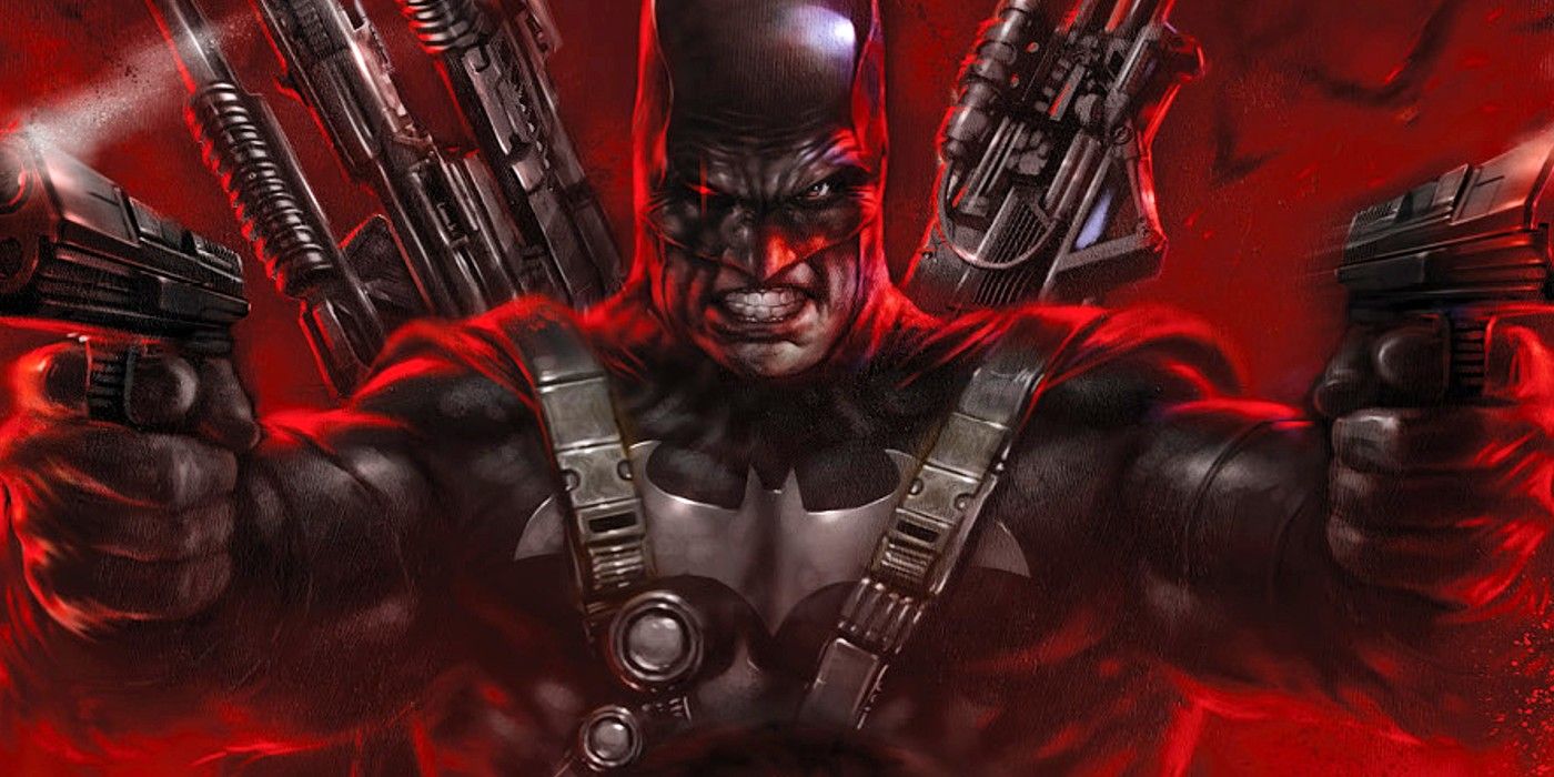 Batman rompe su regla de 'no armas' a lo GRANDE en el arte cruzado de 100 balas