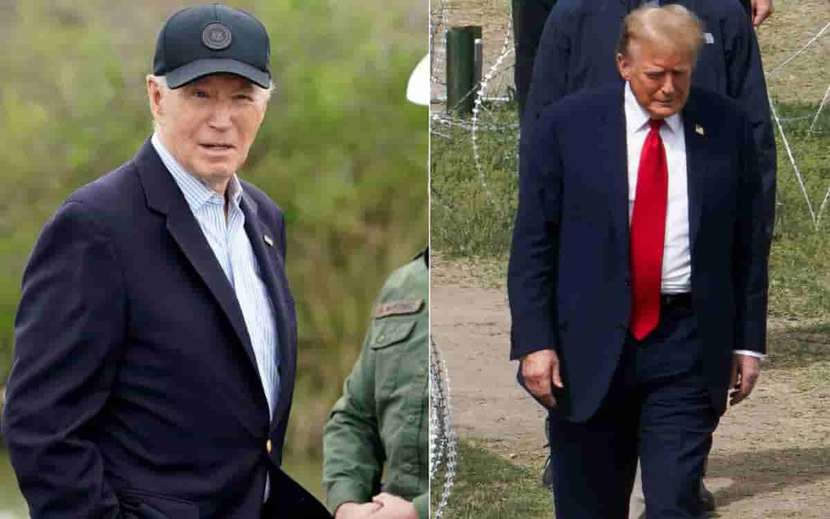 Biden y Trump visitan la frontera entre EU y México