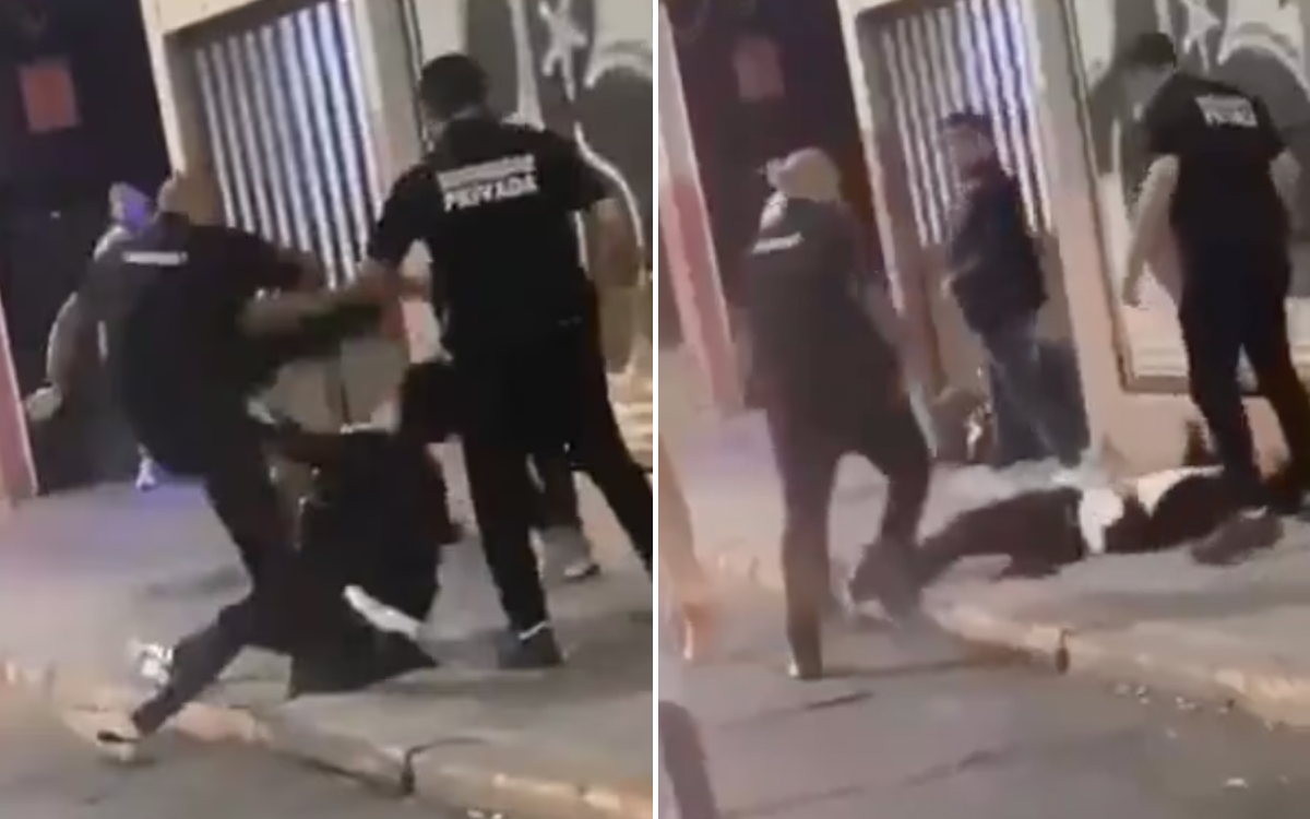 Cadeneros de Chabola Bar propinan brutal golpiza a joven y lo dejan inconsciente en León | Video