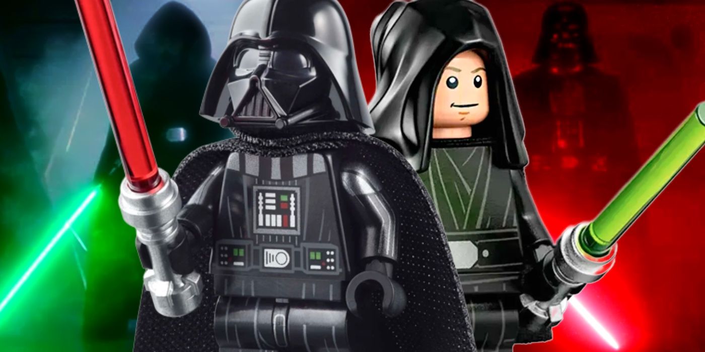 Cómo conectar ambas escenas del pasillo de LEGO Star Wars (Luke Skywalker y Darth Vader)