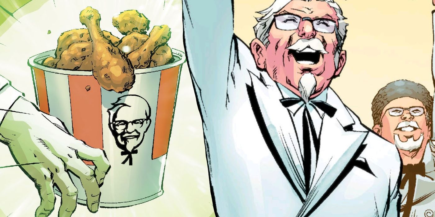 Cómo el crossover Wild KFC de DC cambió los cómics promocionales para siempre