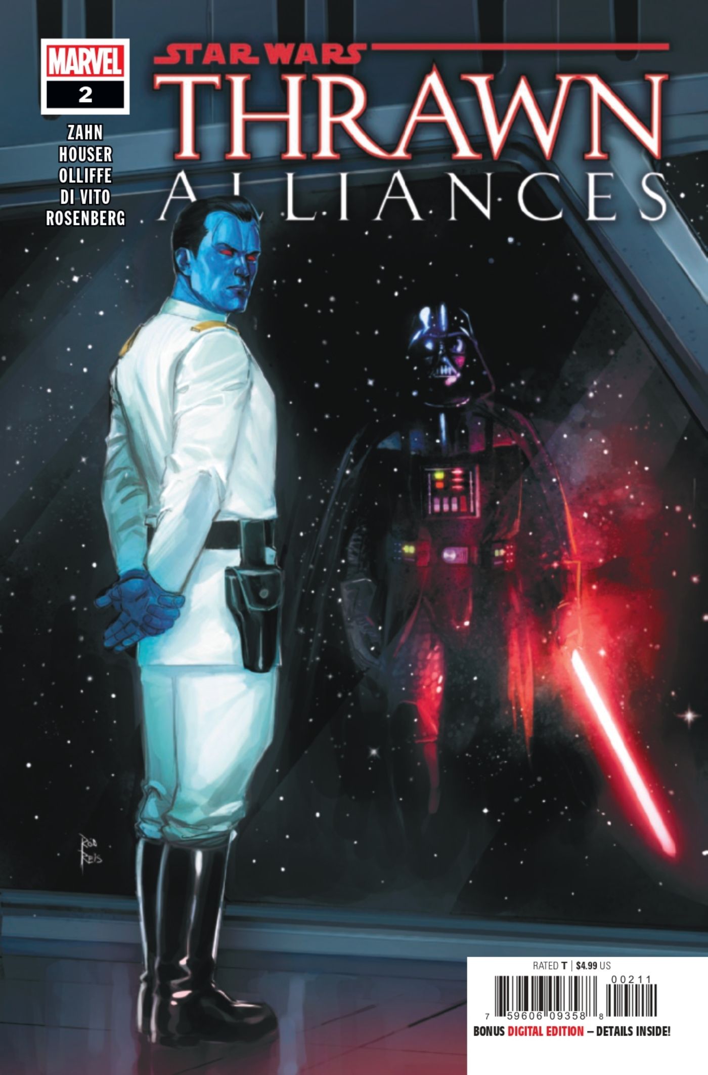 La portada de Star Wars: Thrawn - Alianzas #2.
