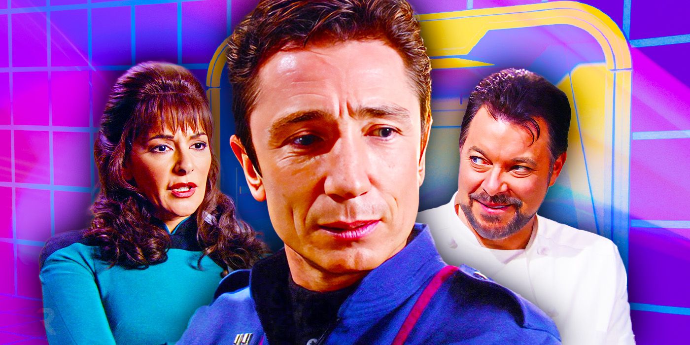 Marina Sirtis, Dominic Keating y Jonathan Frakes en Star Trek: el odiado final de Enterprise