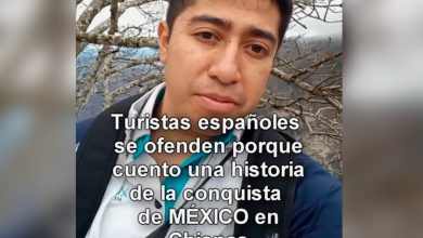 Española se enoja con mexicano por historia sobre la conquista; 'vigila lo que dices de los turistas que venimos a dejar dinero'
