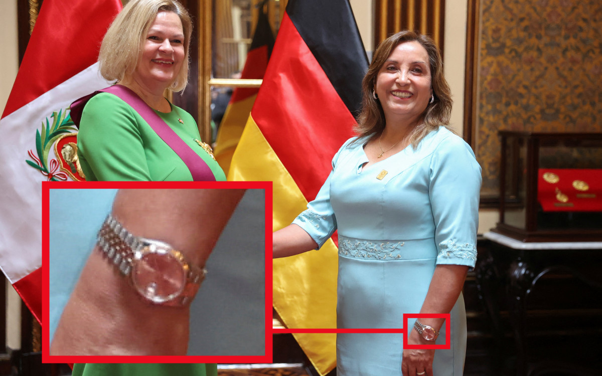 Fiscalía de Perú investiga a Dina Boluarte por compra de relojes Rolex